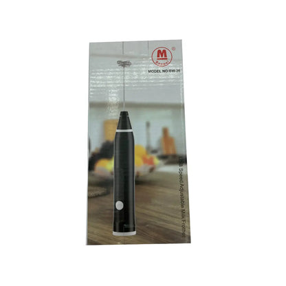 Mini batidora eléctrica espumador de mano portátil recargable con dos accesorios / bw-36 negro Cod BTM1001N