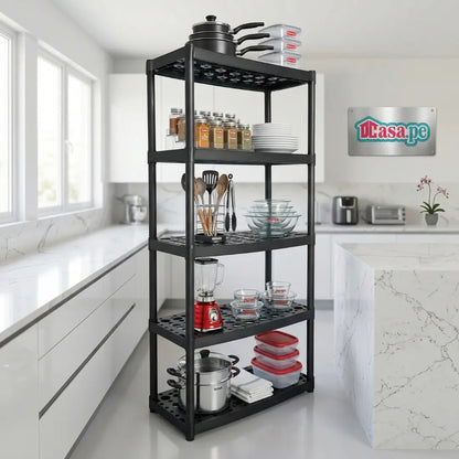 Estantería Truper 19943 ideal para organizar garajes, bodegas o áreas de lavado con carga pesada.