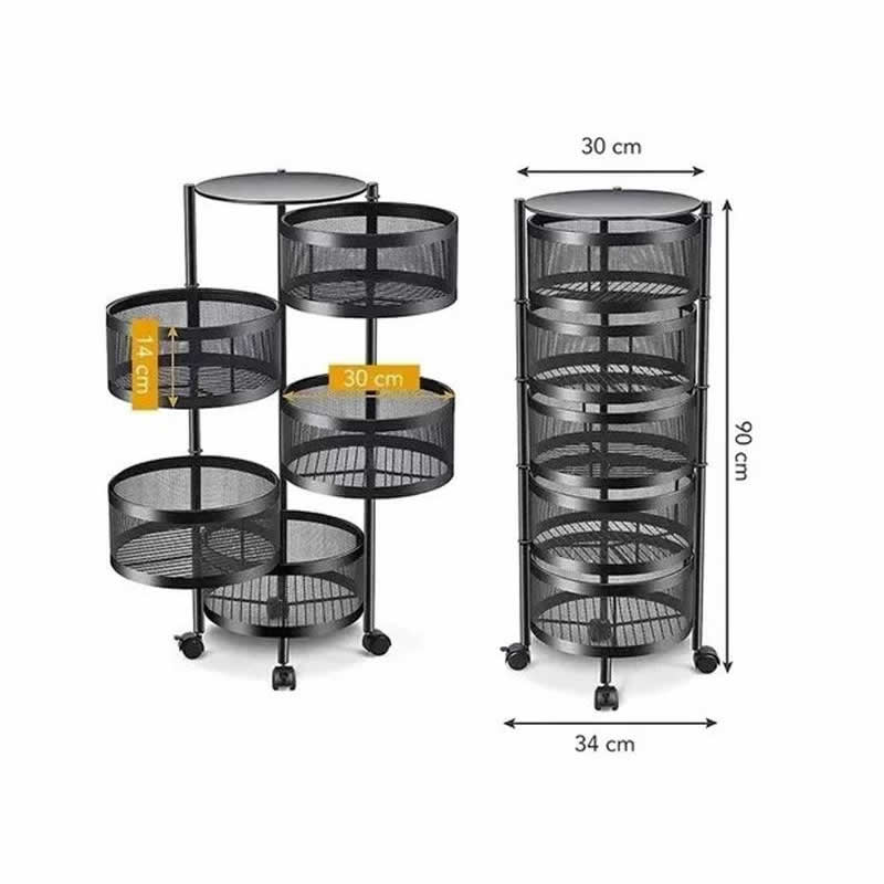 Organizador Redondo Cesta Giratoria