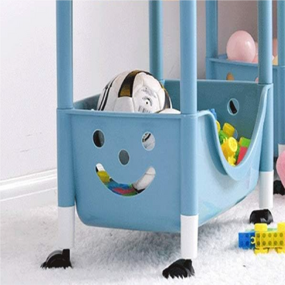 Organizador Multifuncional Carita Feliz de 3 Niveles Turquesa